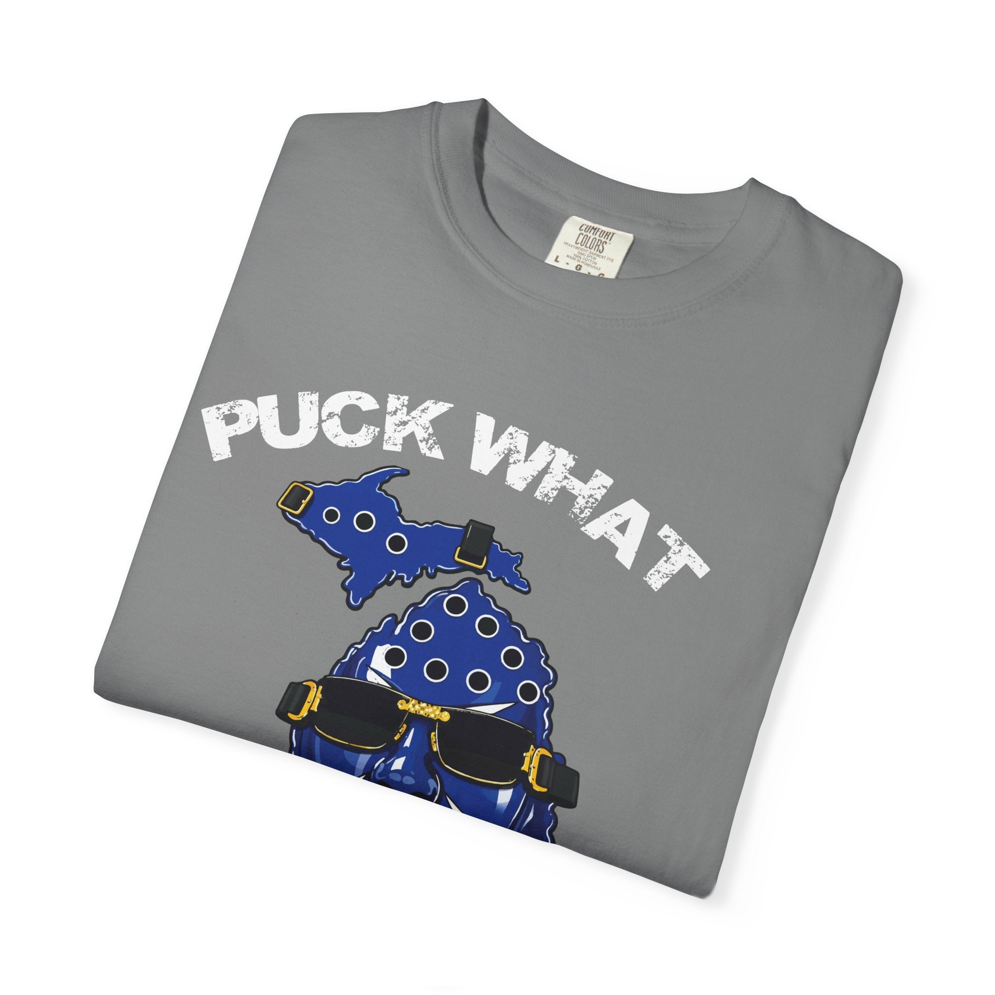 Michigan Hockey Mascot T-Shirt — Blue State Skate Graphic Tee