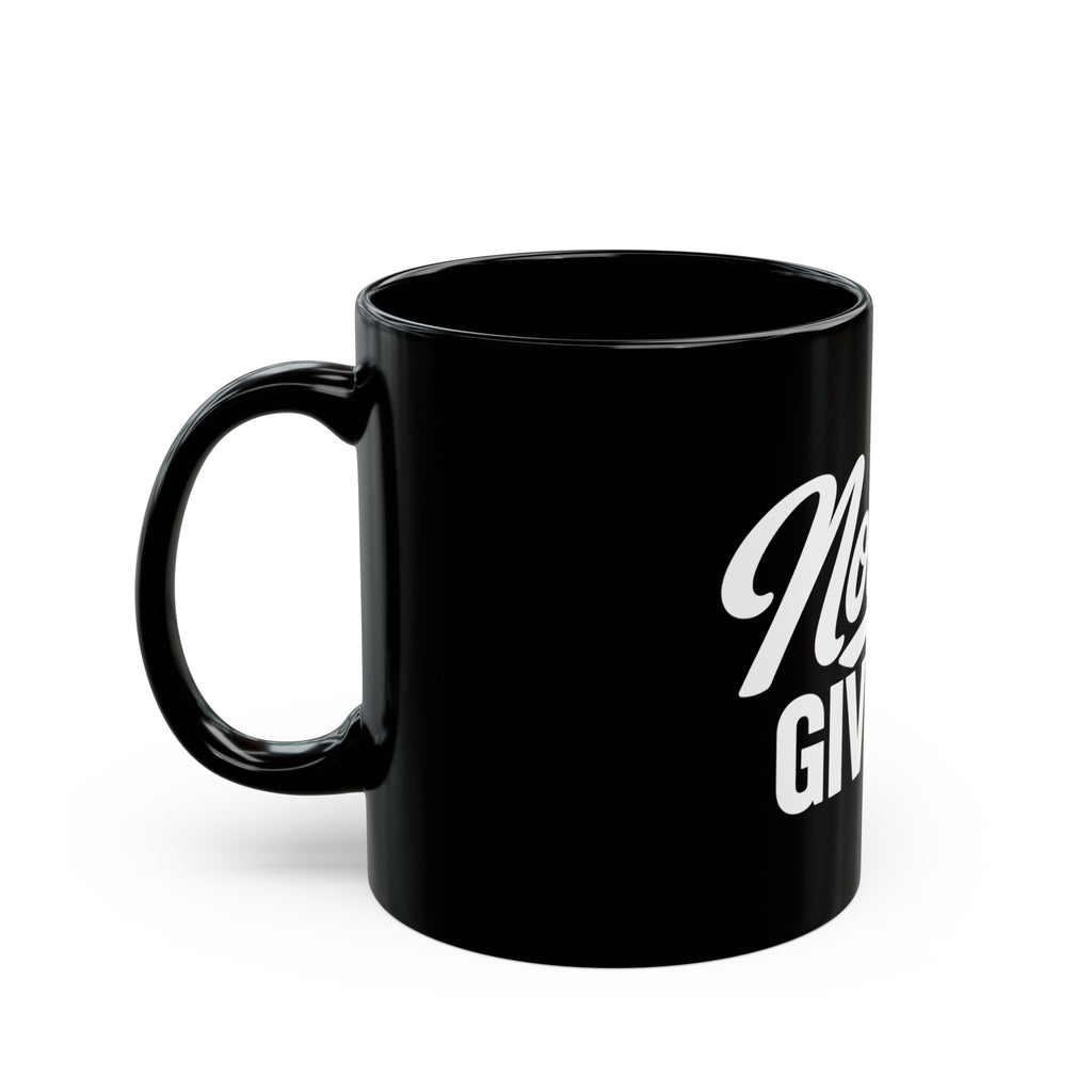 Nobody Gives AF Coffee Mug – Black 11oz/15oz, Funny Sarcastic Gift