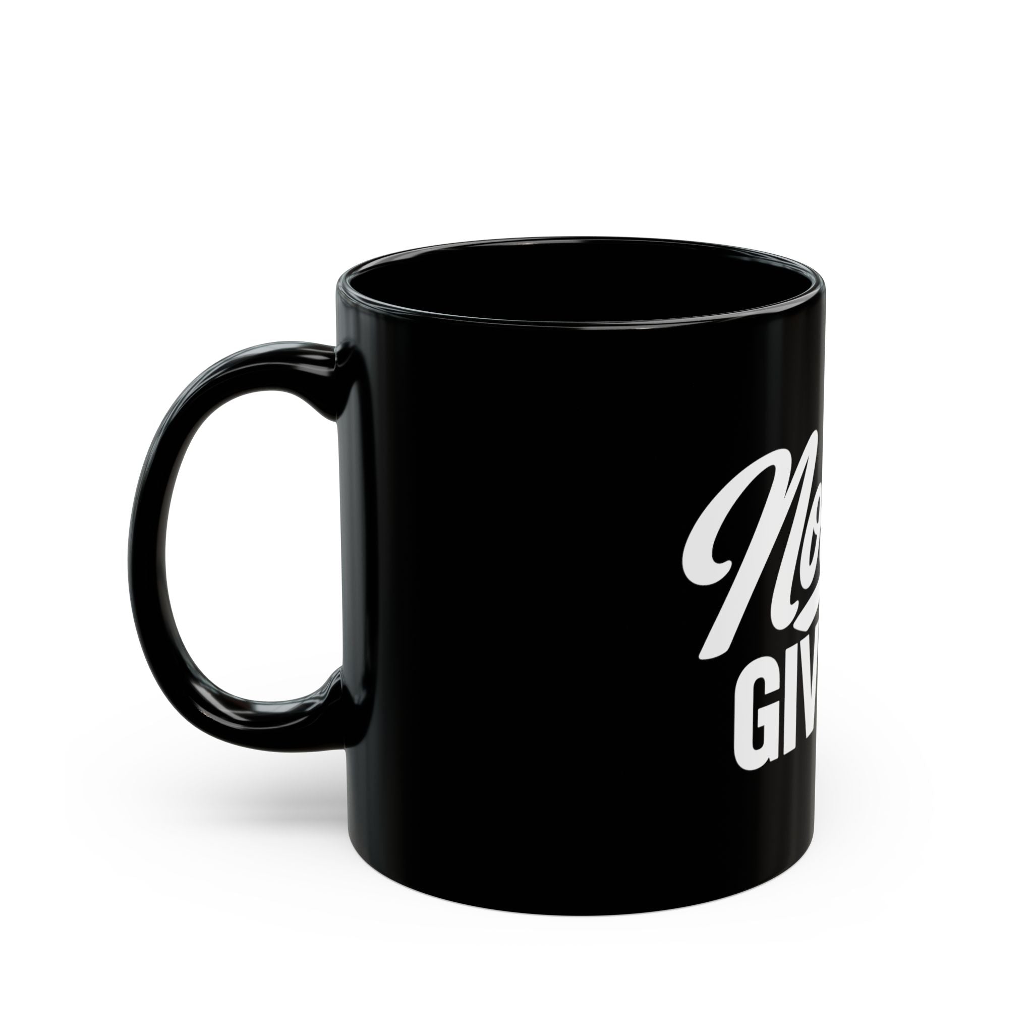 Nobody Gives AF Coffee Mug – Black 11oz/15oz, Funny Sarcastic Gift