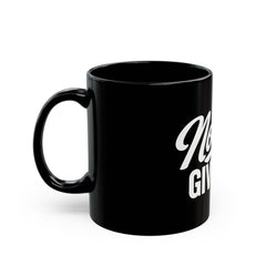 Nobody Gives AF Coffee Mug – Black 11oz/15oz, Funny Sarcastic Gift
