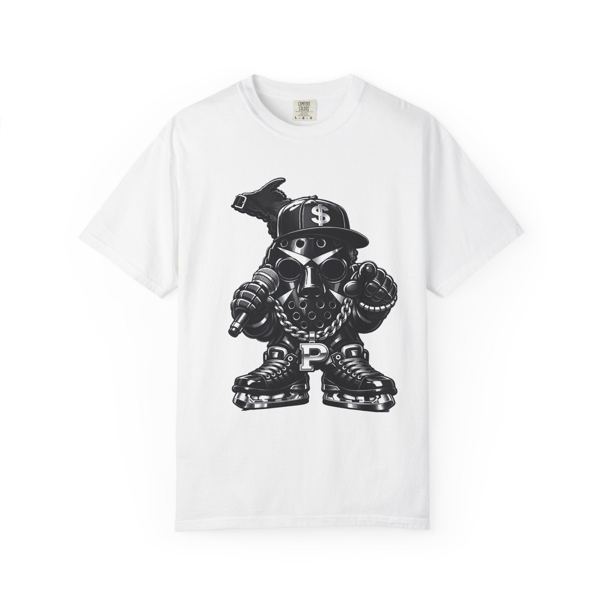 Michigan Silhouette Hockey mask. Puckface Graphic T-Shirt —