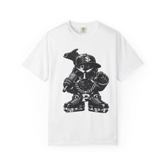 Michigan Silhouette Hockey mask. Puckface Graphic T-Shirt —