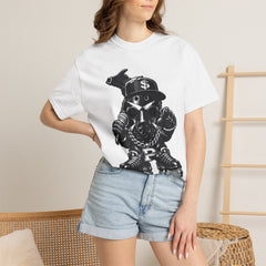 Michigan Silhouette Hockey mask. Puckface Graphic T-Shirt —