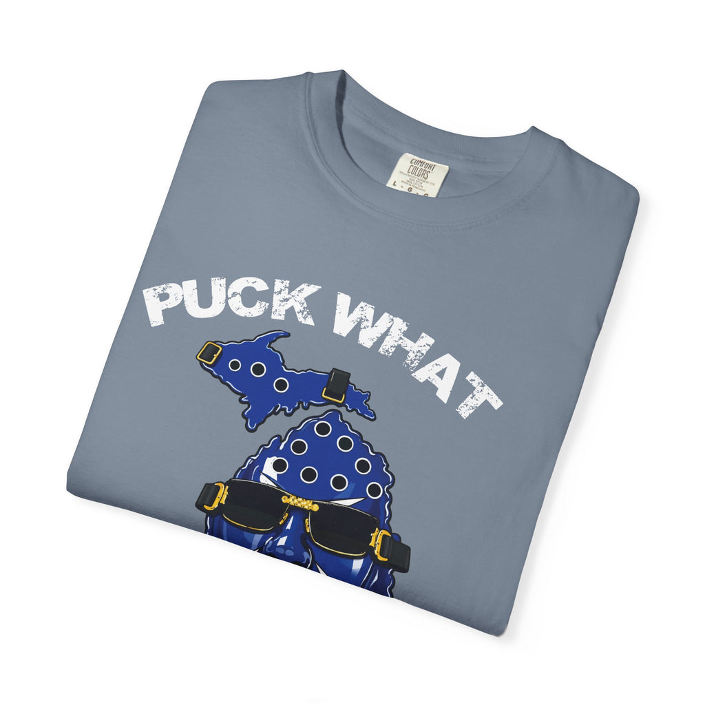 Michigan Hockey Mascot T-Shirt — Blue State Skate Graphic Tee