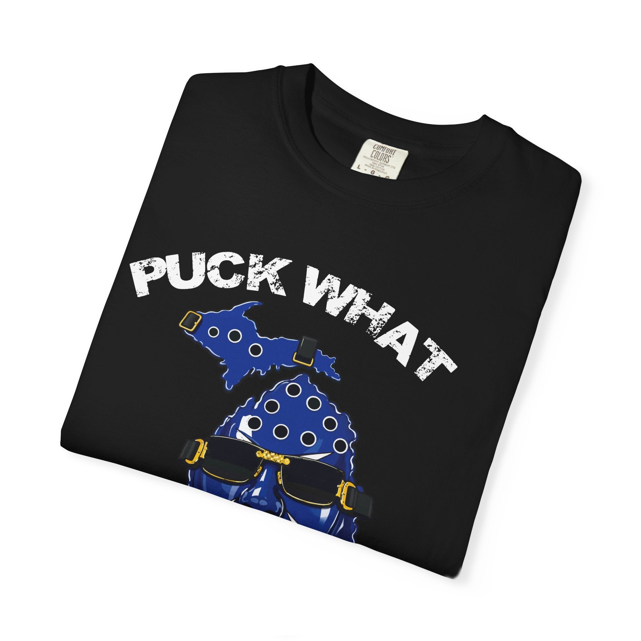 Michigan Hockey Mascot T-Shirt — Blue State Skate Graphic Tee