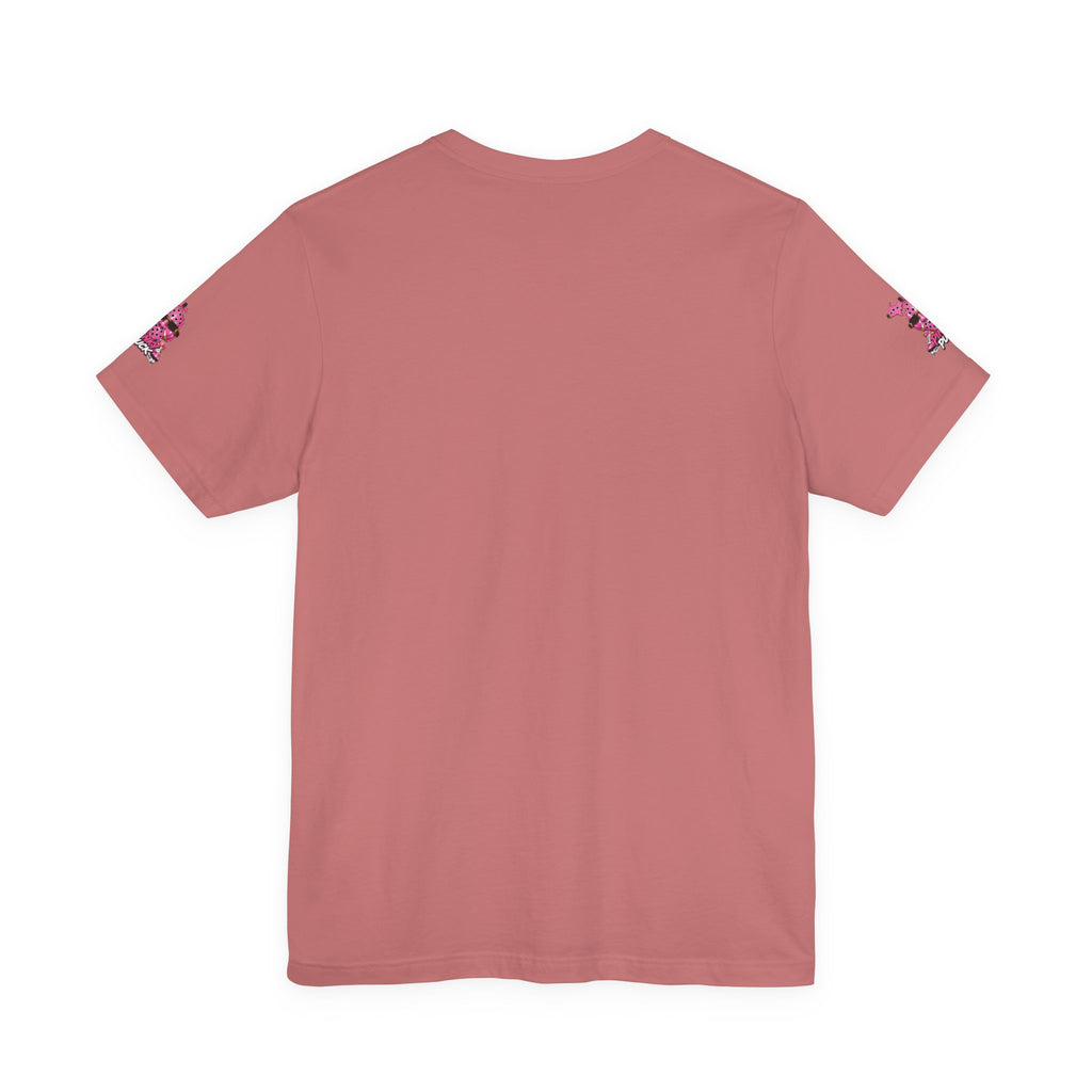 Pinky Puck Graphic Tee — Retro Hockey Mascot Shirt