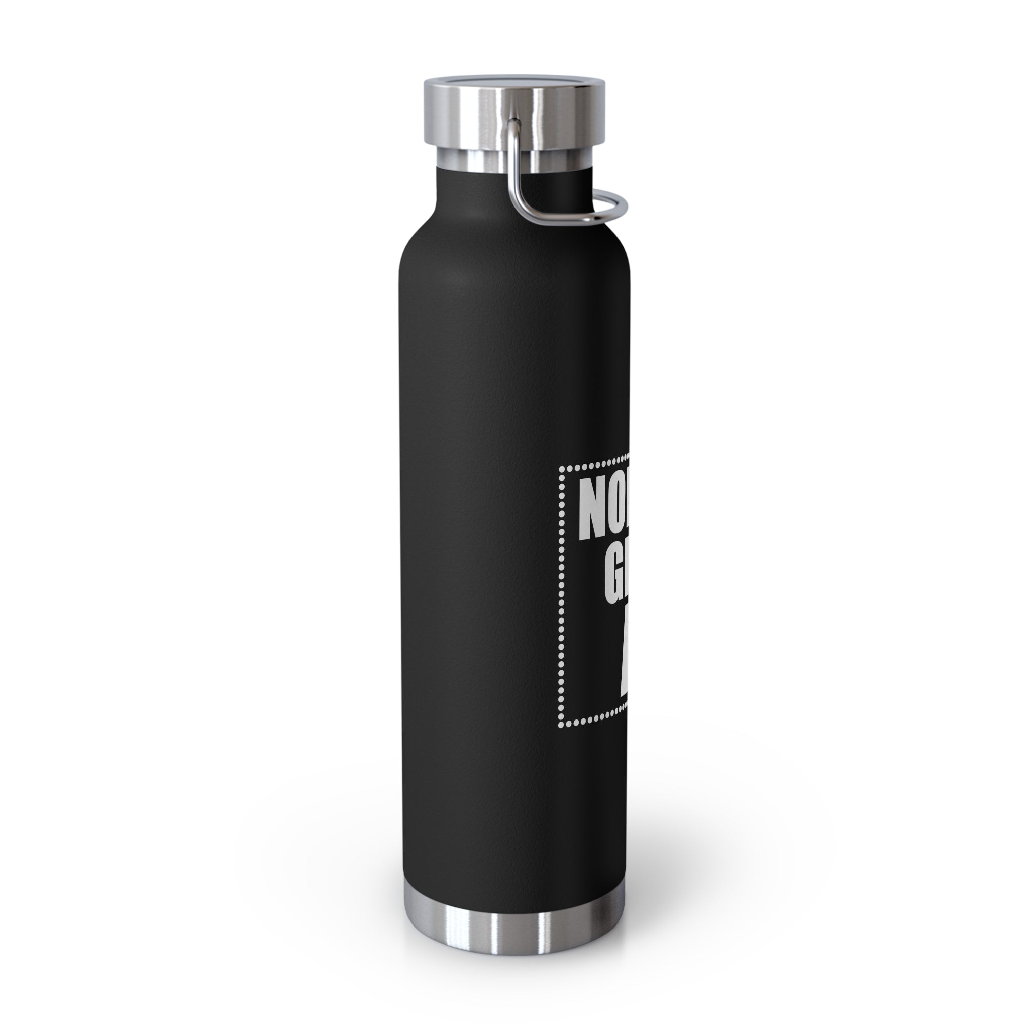22oz Vacuum Water Bottle — "Nobody Gives AF" Insulated Stainless Steel Bottle