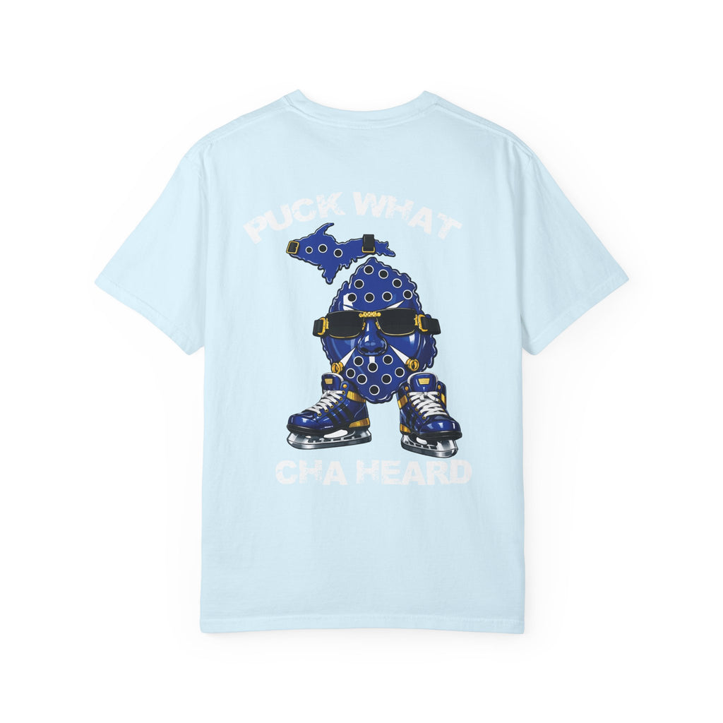 Michigan Hockey Mascot T-Shirt — Blue State Skate Graphic Tee