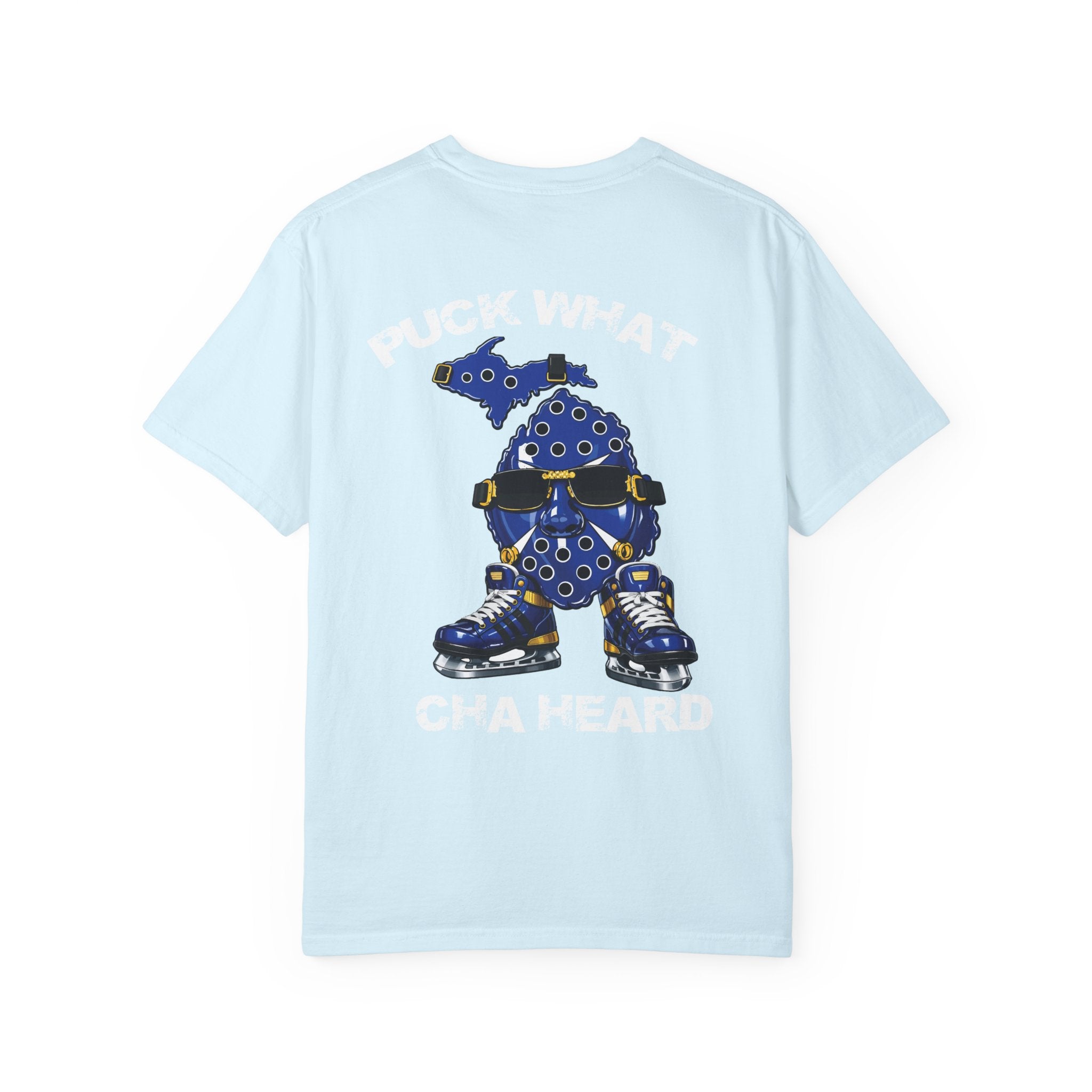 Michigan Hockey Mascot T-Shirt — Blue State Skate Graphic Tee