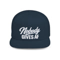 Nobody Gives AF Snapback Hat — Flat Bill Streetwear Cap
