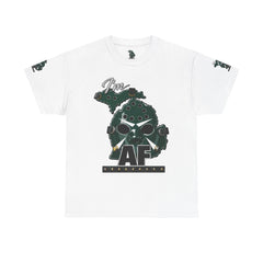 🔥I'm Michigan PUCKFACE Masked Skull Graphic Tee — Urban Streetwear Skull T-Shirt