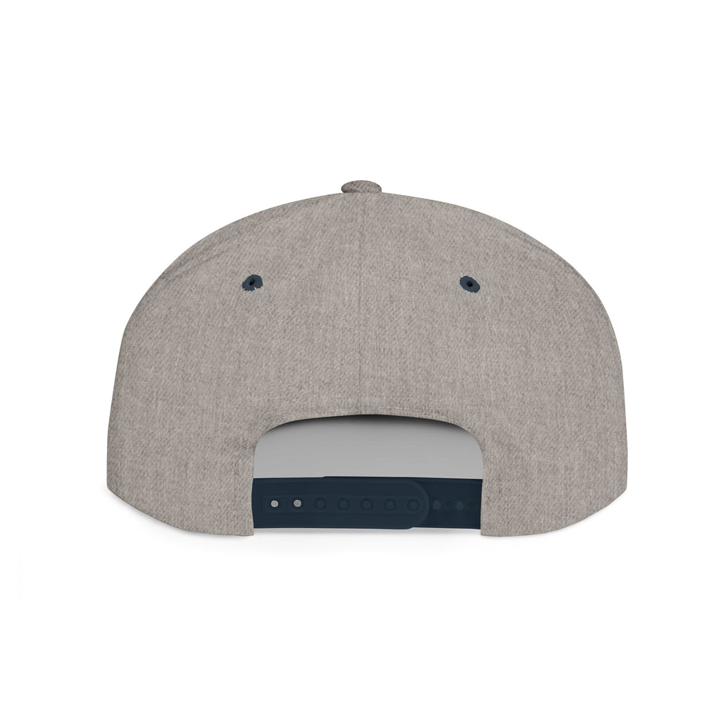 Flat Bill Snapback Hat — 'Nobody Gives AF' Embroidered Trucker Cap