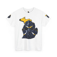 🔥 PUCKFACE Michigan Hockey Mask T‑Shirt — Retro Goalie Mask Michigan Pride Tee
