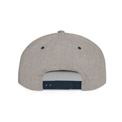 Flat Bill Snapback — 'Nobody Gives AF' Embroidered Statement Hat