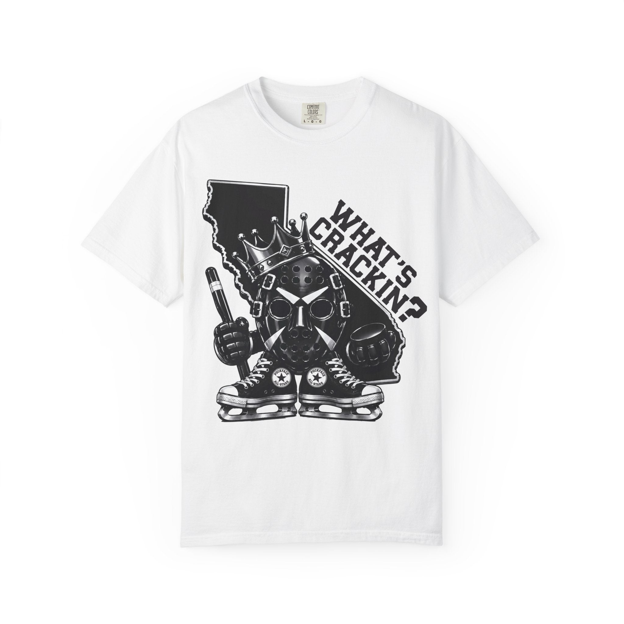 (PUCKFACE) California Garment-Dyed T-shirt