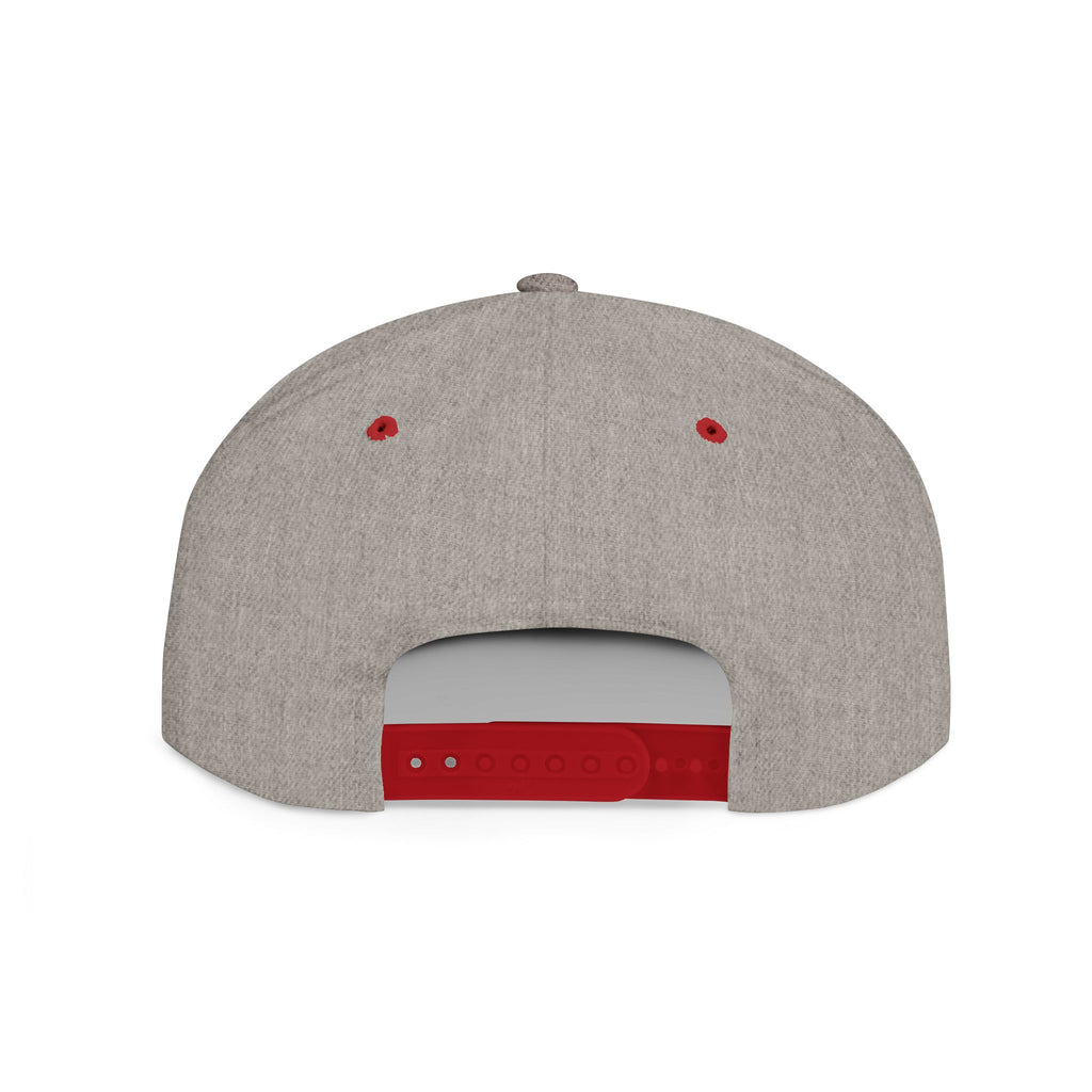 Flat Bill Snapback — 'Nobody Gives AF' Embroidered Statement Hat