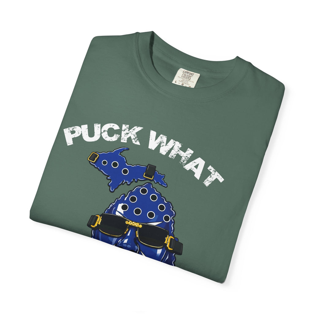 Michigan Hockey Mascot T-Shirt — Blue State Skate Graphic Tee