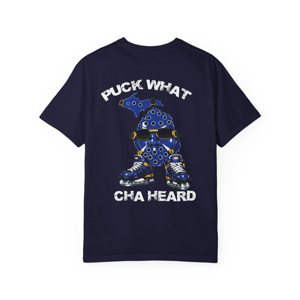 Michigan Hockey Mascot T-Shirt — Blue State Skate Graphic Tee