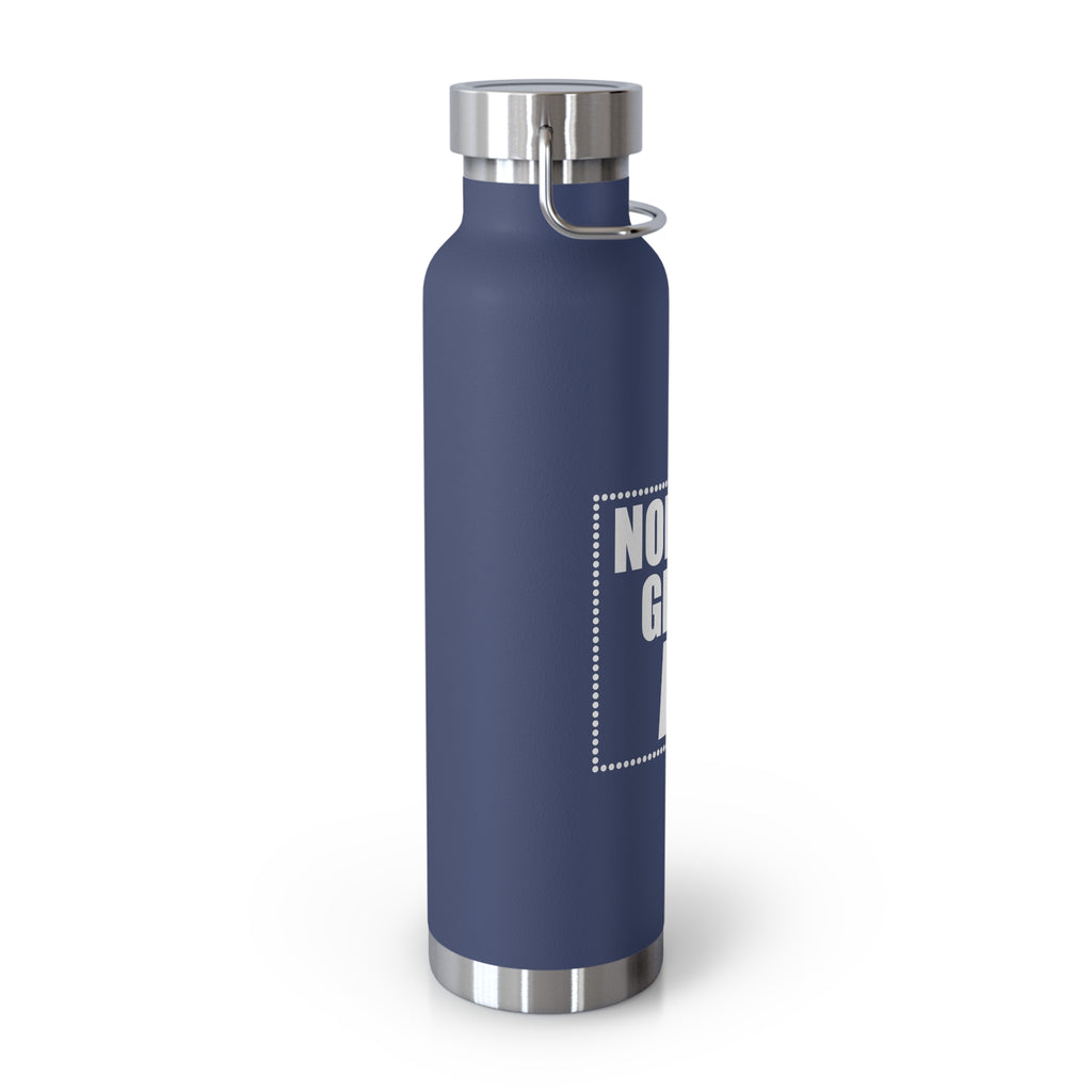 22oz Vacuum Water Bottle — "Nobody Gives AF" Insulated Stainless Steel Bottle