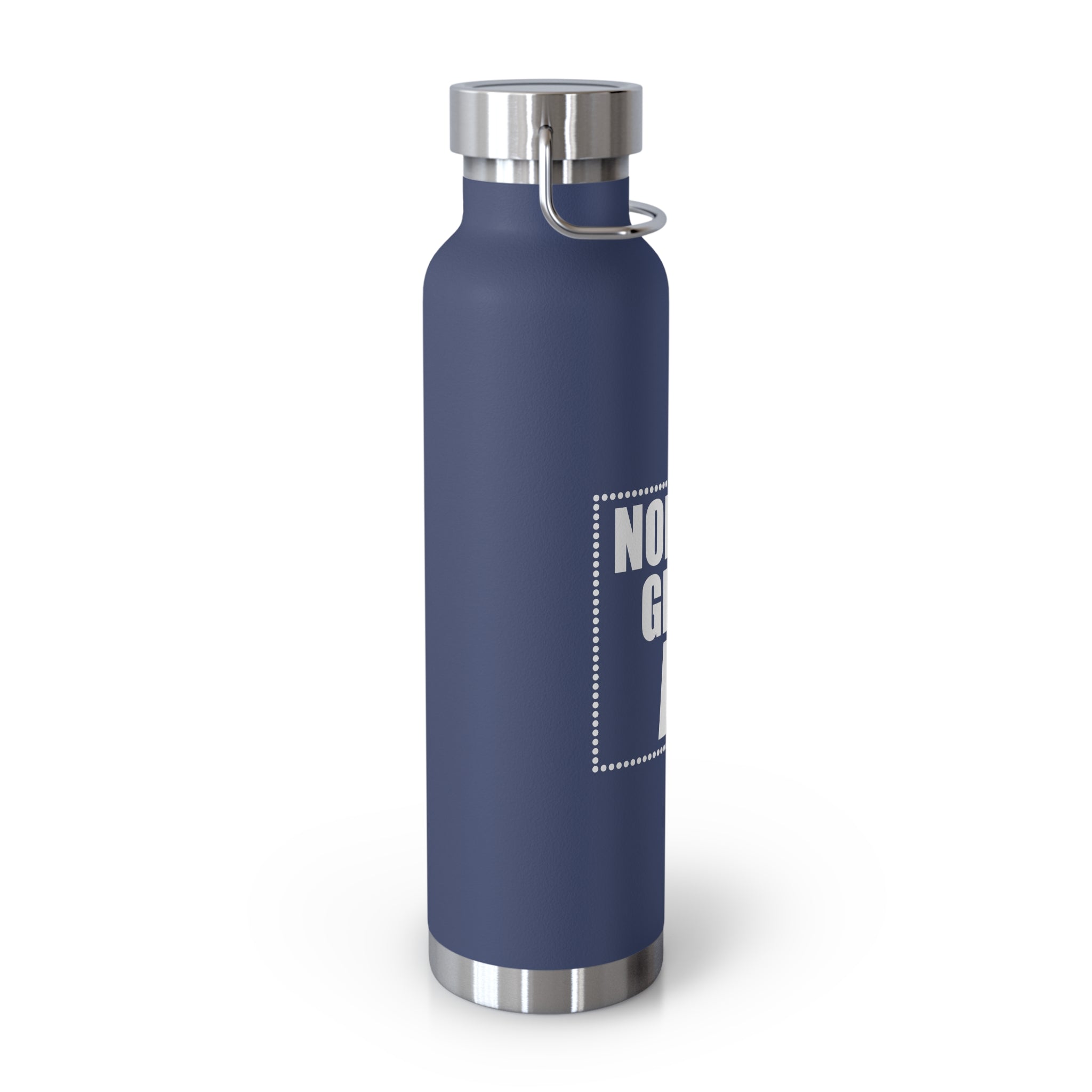 22oz Vacuum Water Bottle — "Nobody Gives AF" Insulated Stainless Steel Bottle