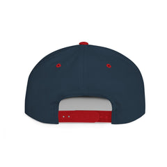 Flat Bill Snapback — 'Nobody Gives AF' Embroidered Statement Hat