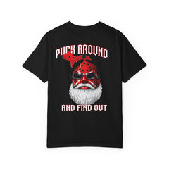 Puck Around and Find Out T-Shirt — Michigan silhouette Hockey Graphic Tee