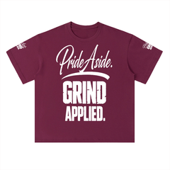 Pride aside. Grind applied. Heavyweight Drop Shoulder Cotton T-Shirt