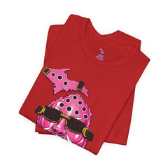 Pinky Puck Graphic Tee — Retro Hockey Mascot Shirt