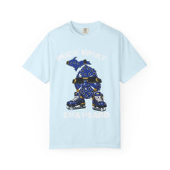 Michigan Hockey Mascot T-Shirt — Blue State Skate Graphic Tee