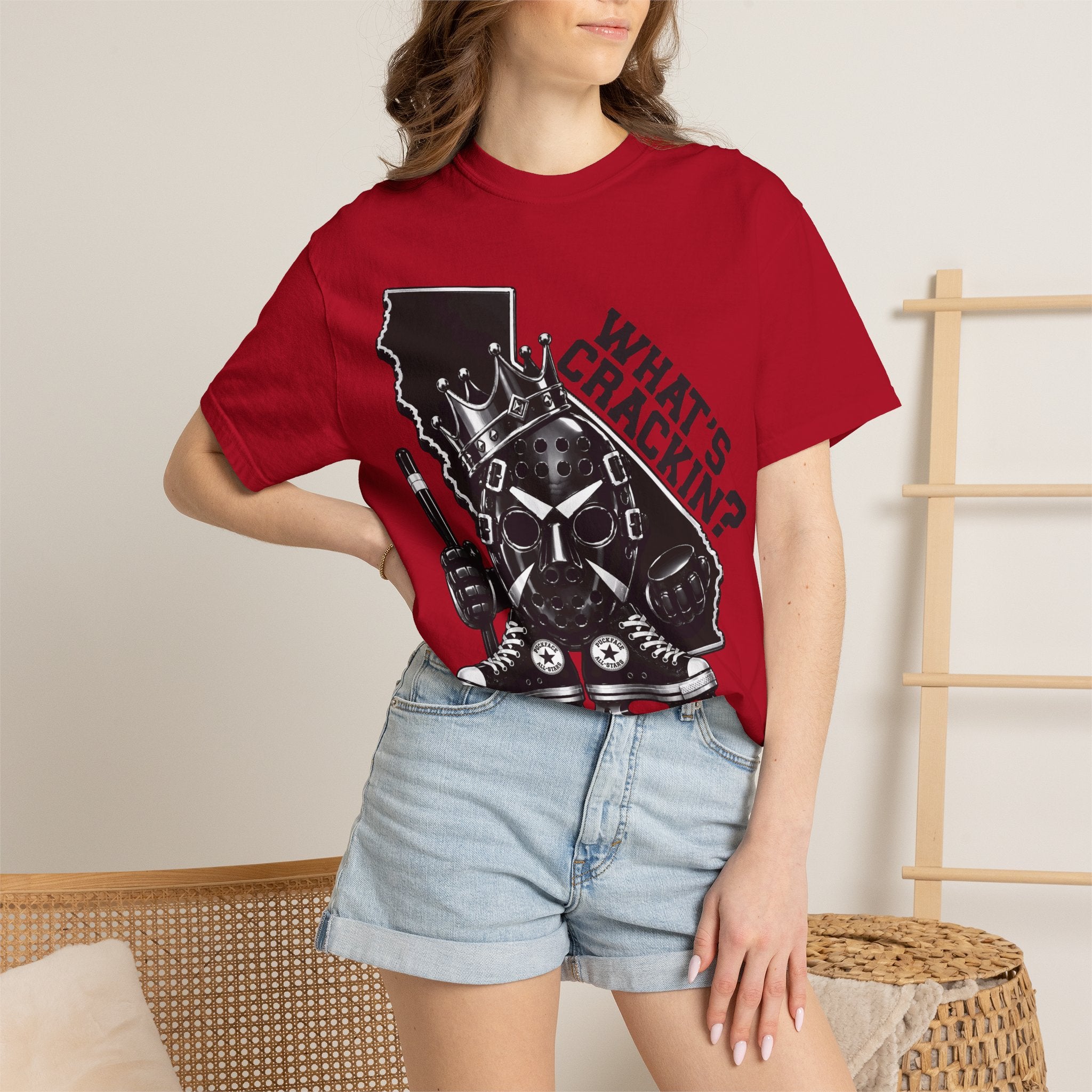 (PUCKFACE) California Garment-Dyed T-shirt