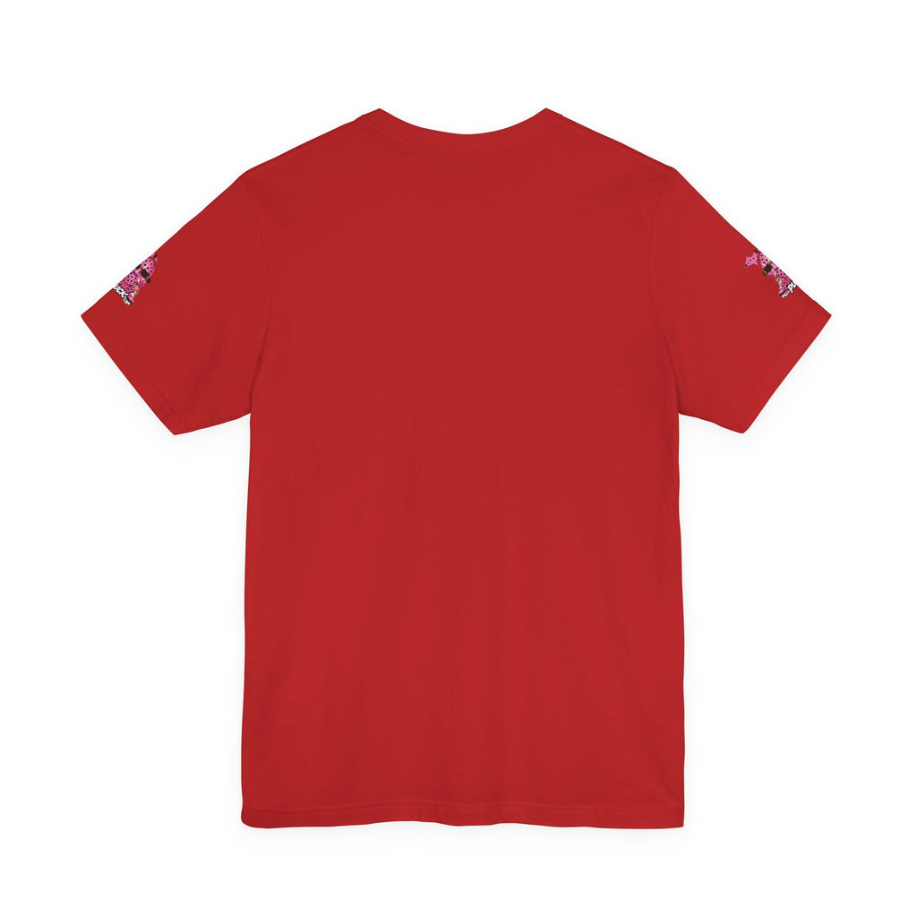Pinky Puck Graphic Tee — Retro Hockey Mascot Shirt