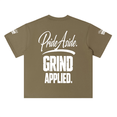 Pride aside. Grind applied. Heavyweight Drop Shoulder Cotton T-Shirt
