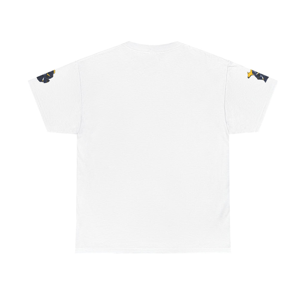 Michigan Hockey Mask T‑Shirt — Retro Goalie Mask Michigan Pride Tee