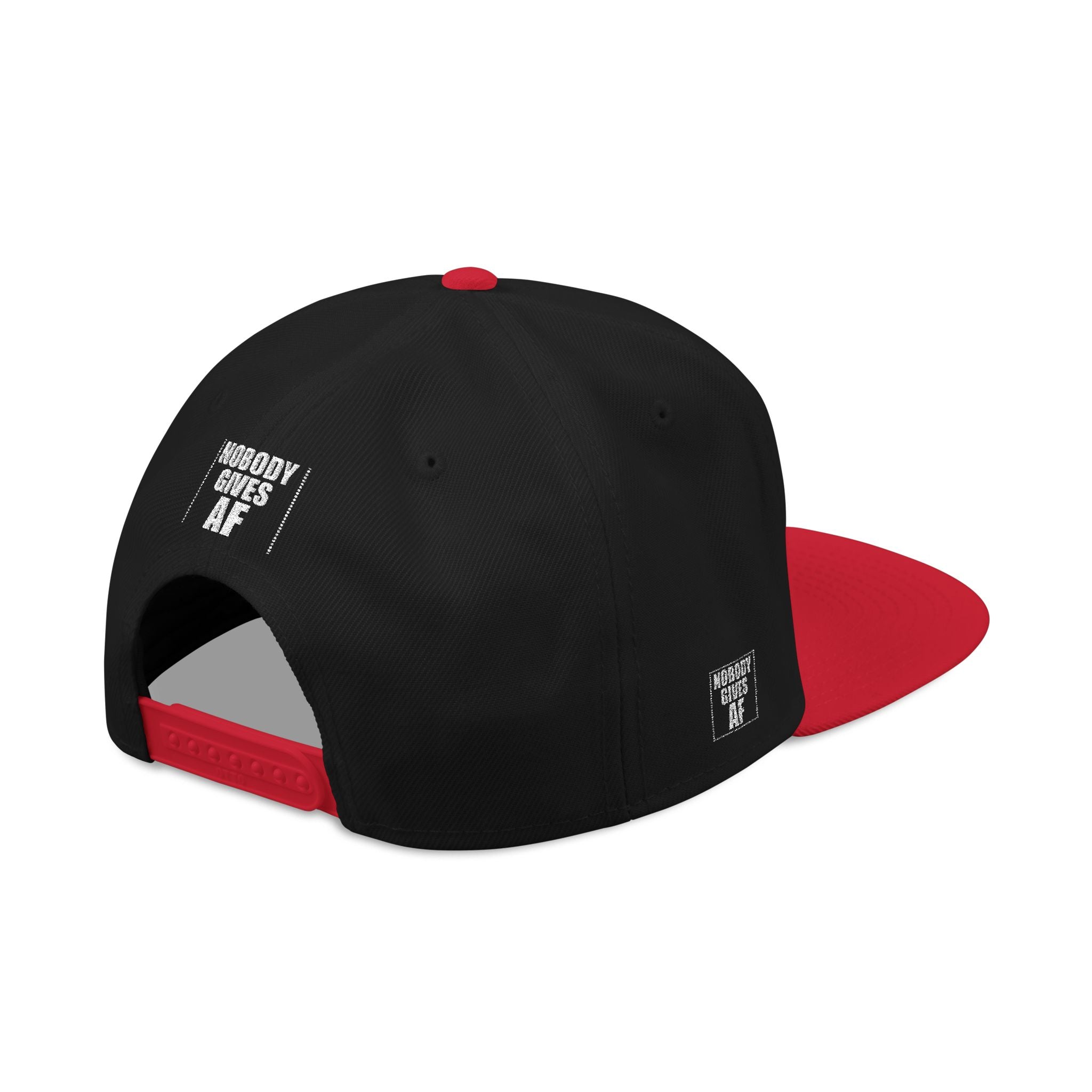 Snapback Hat — "Nobody Gives AF" Embroidered Streetwear Cap