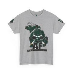 🔥I'm Michigan PUCKFACE Masked Skull Graphic Tee — Urban Streetwear Skull T-Shirt