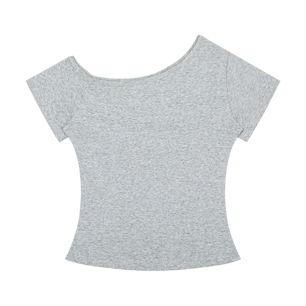 PUCKFACE Women’s Off-the-Shoulder T-Shirt