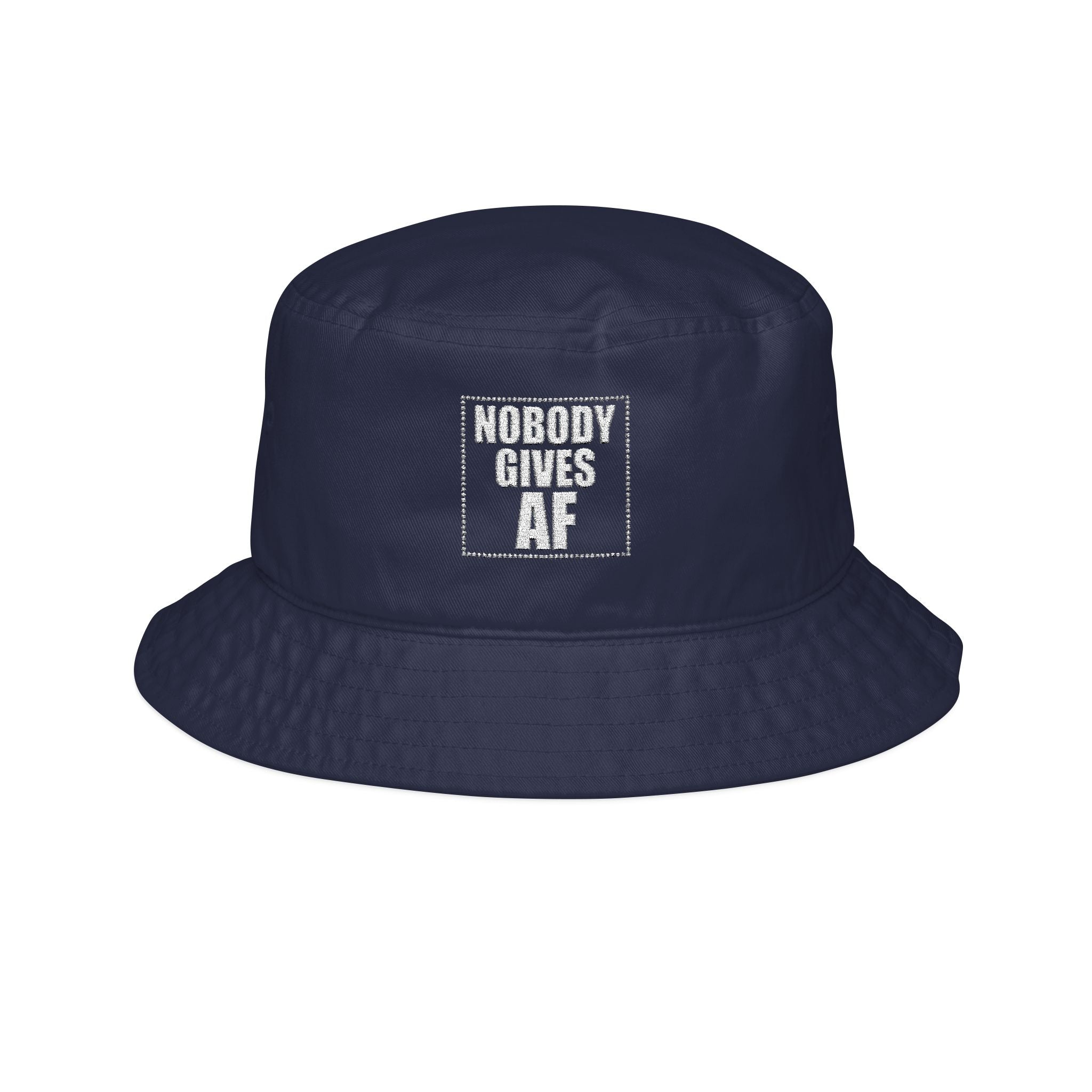 Nobody Cares AF Embroidered Bucket Hat