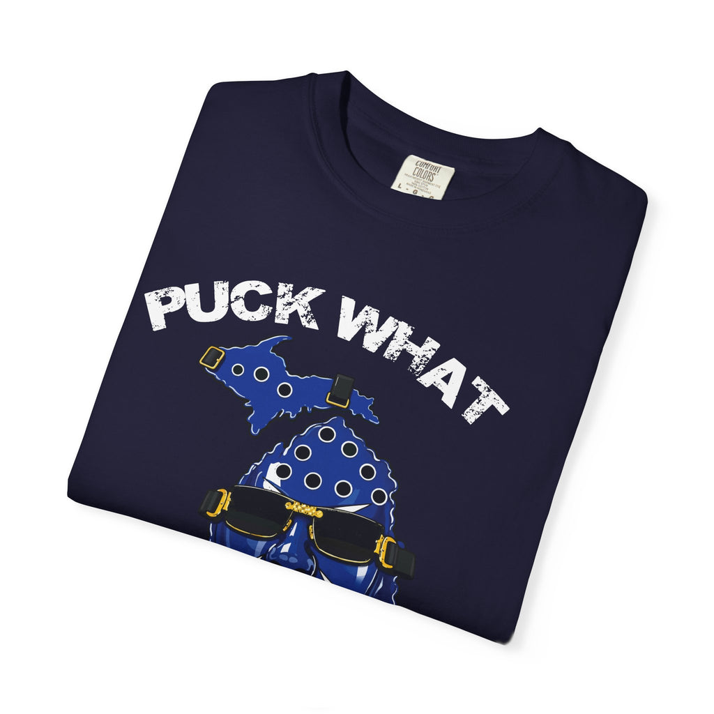 Michigan Hockey Mascot T-Shirt — Blue State Skate Graphic Tee