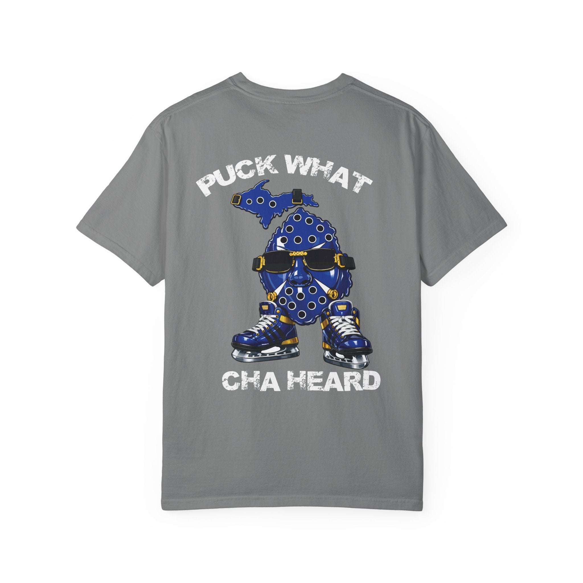 Michigan Hockey Mascot T-Shirt — Blue State Skate Graphic Tee