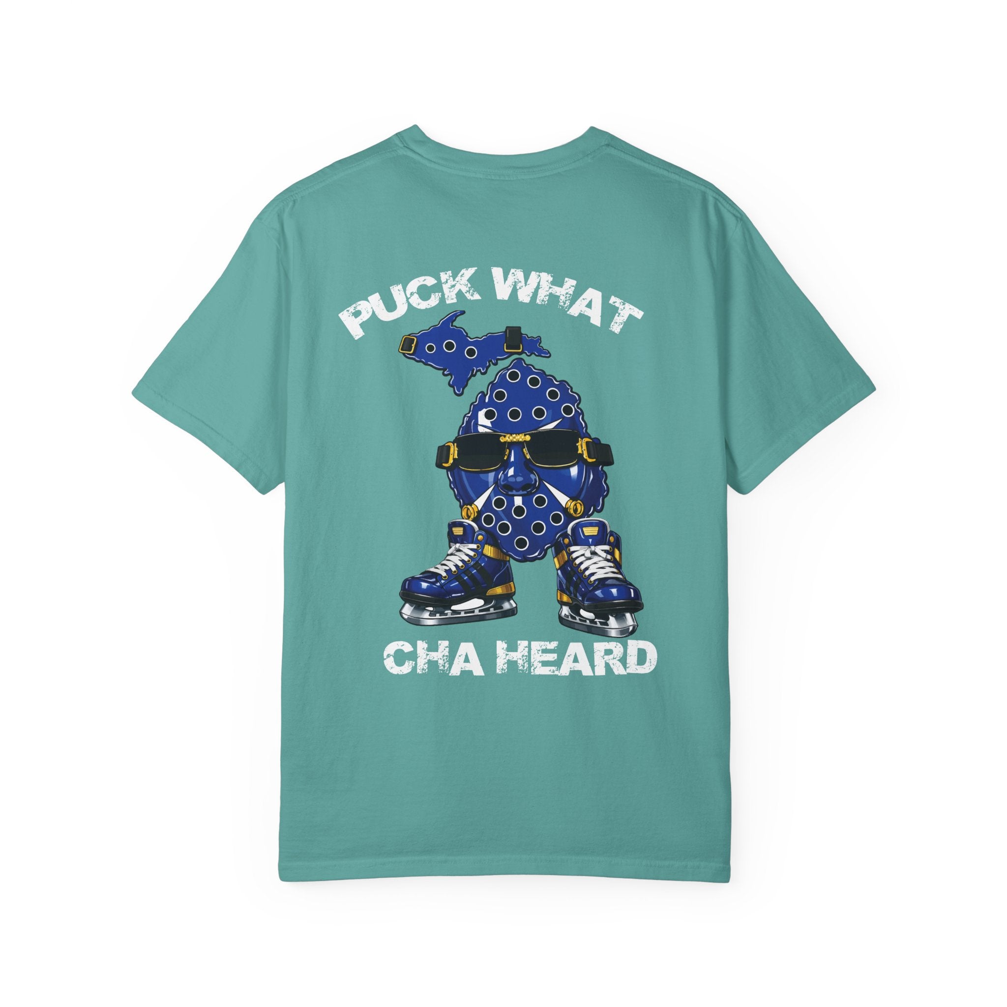 Michigan Hockey Mascot T-Shirt — Blue State Skate Graphic Tee