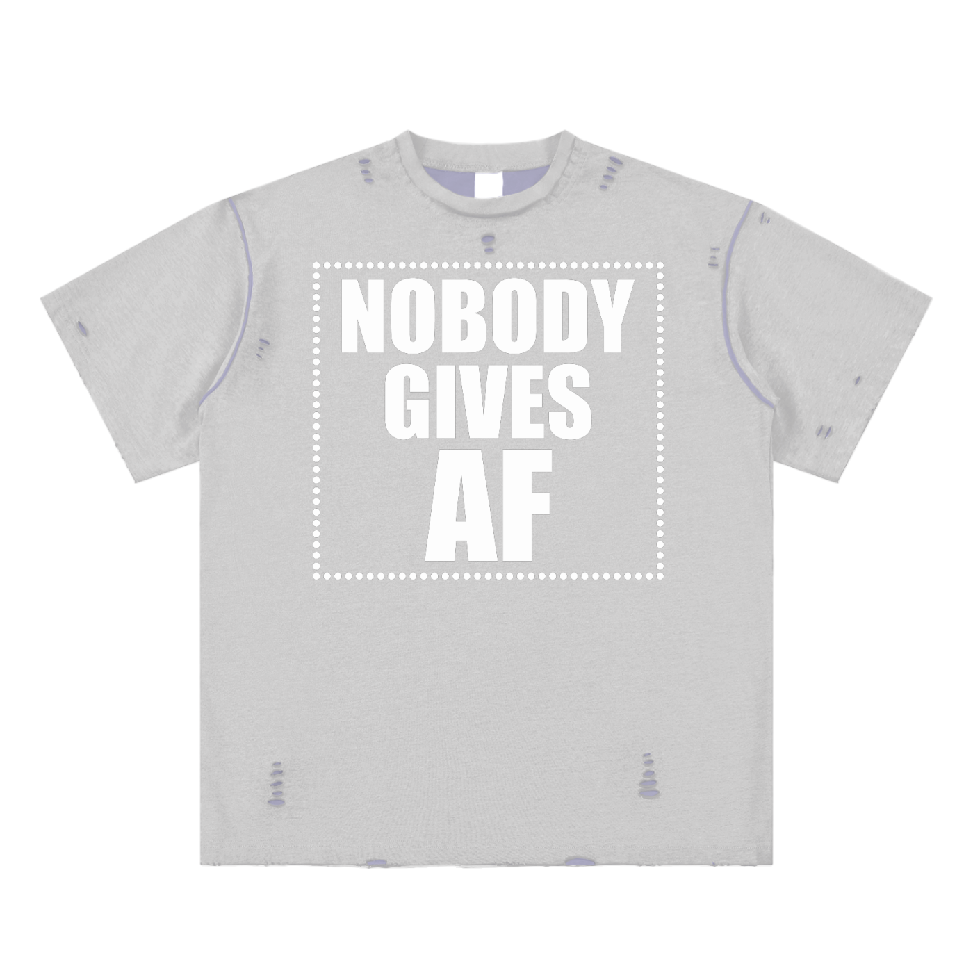 Hand-frayed Reversible T-shirt
