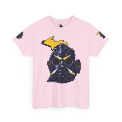 🔥 PUCKFACE Michigan Hockey Mask T‑Shirt — Retro Goalie Mask Michigan Pride Tee