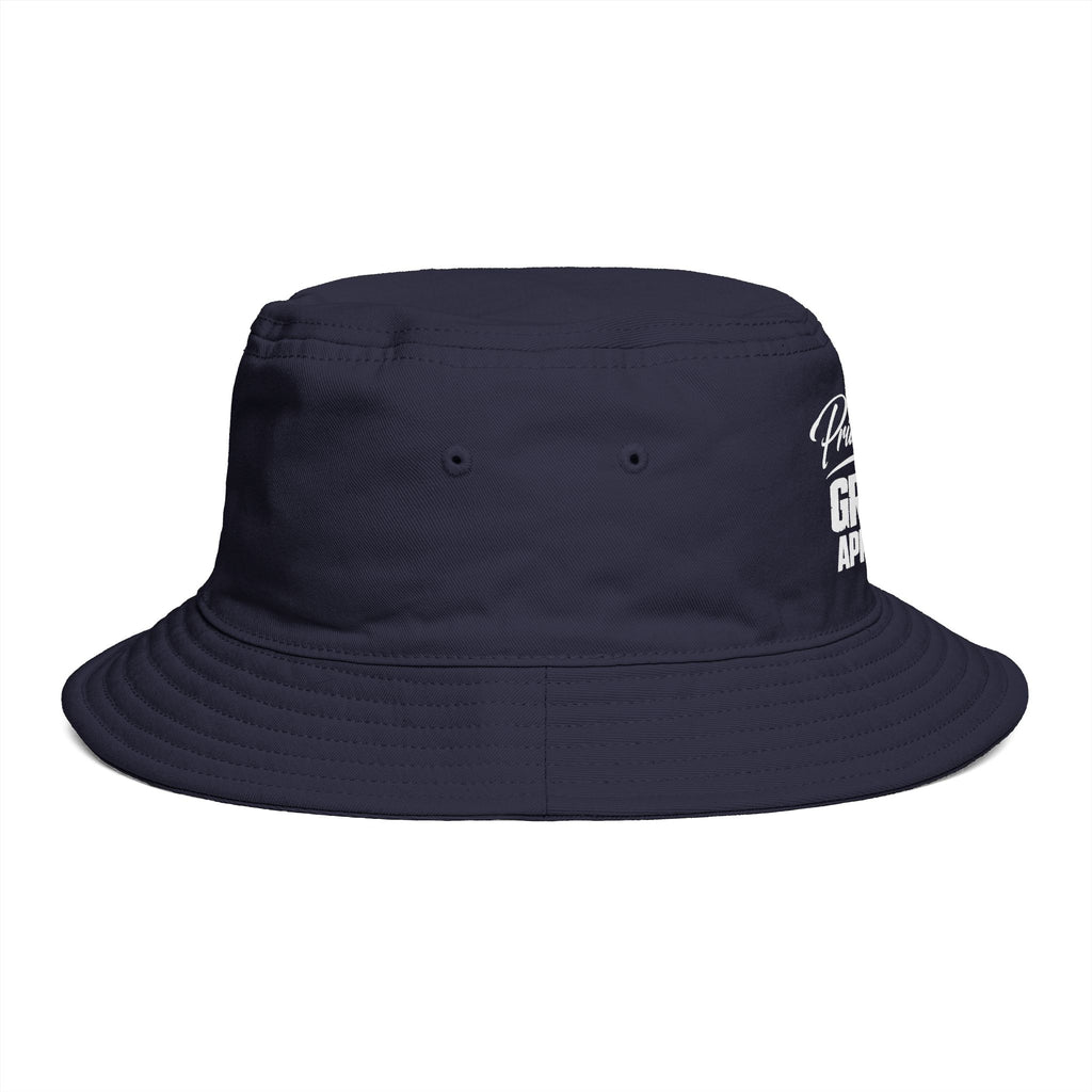 Bucket Hat — "Pride Aside. Grind Applied." Motivational Streetwear