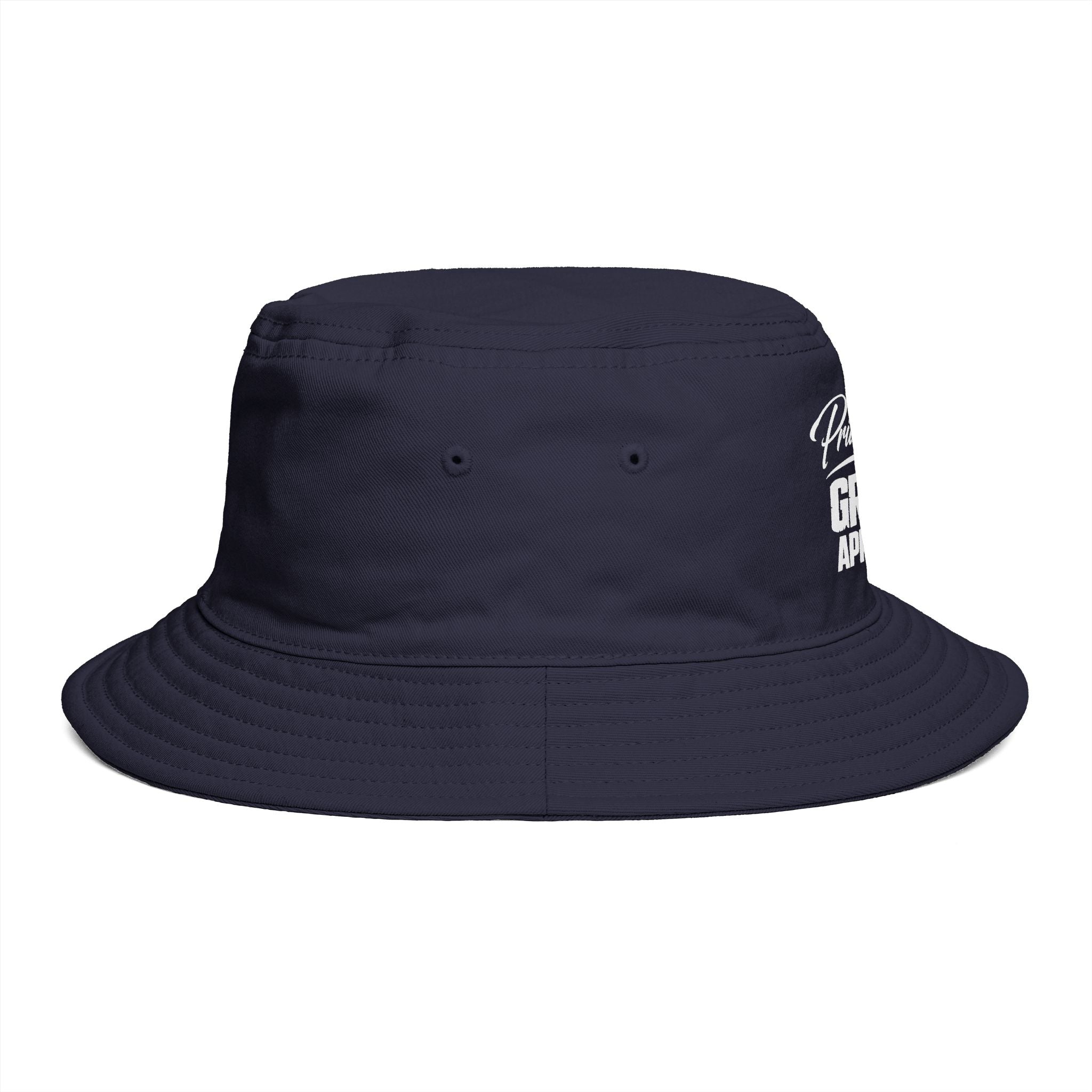 Bucket Hat — "Pride Aside. Grind Applied." Motivational Streetwear