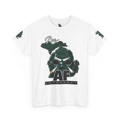 🔥I'm Michigan PUCKFACE Masked Skull Graphic Tee — Urban Streetwear Skull T-Shirt