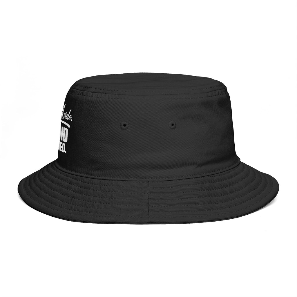 Bucket Hat — "Pride Aside. Grind Applied." Motivational Streetwear