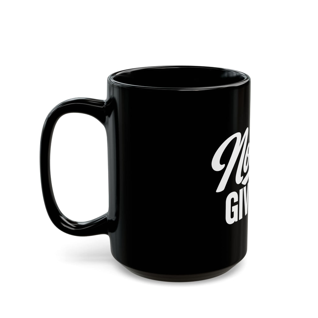 Nobody Gives AF Coffee Mug – Black 11oz/15oz, Funny Sarcastic Gift