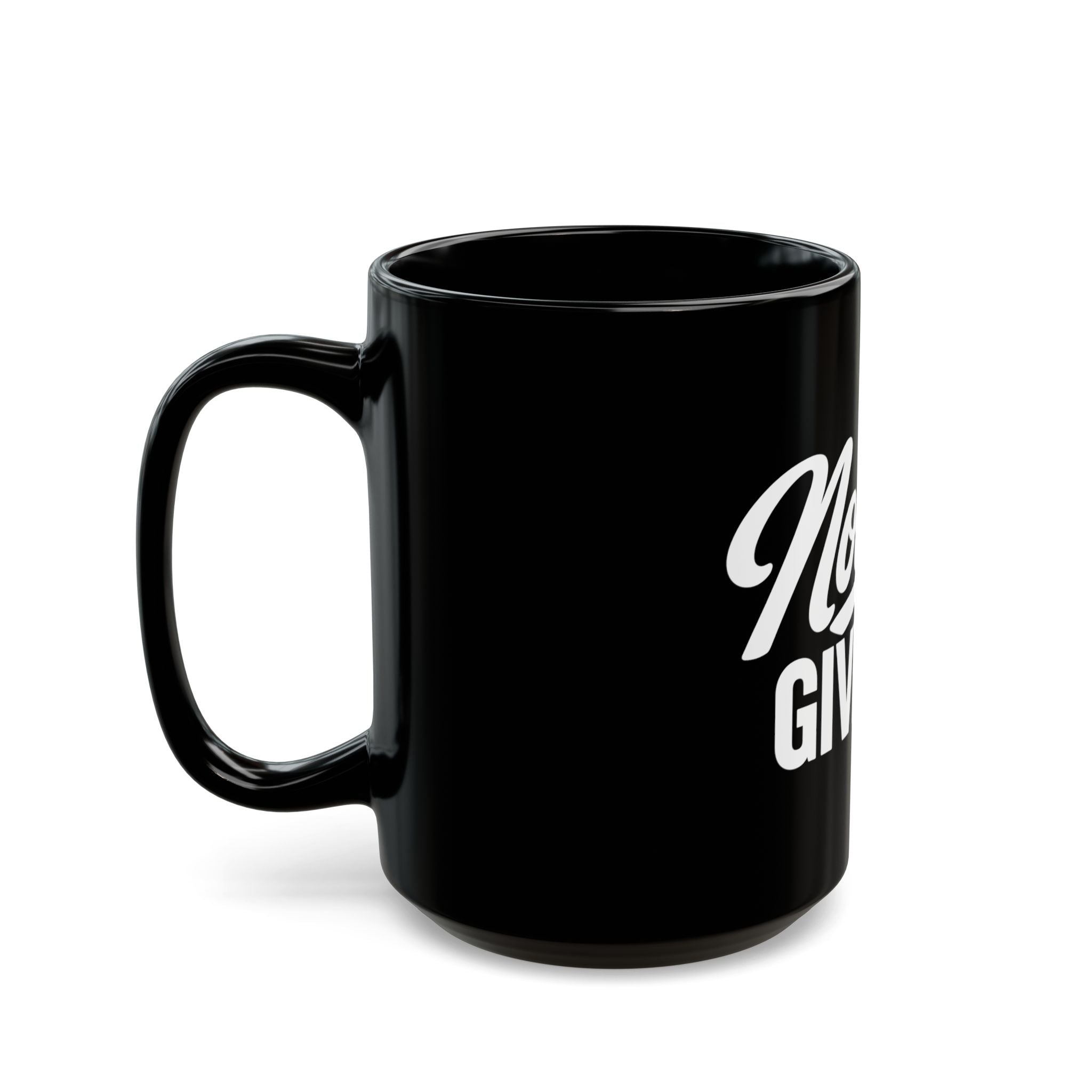 Nobody Gives AF Coffee Mug – Black 11oz/15oz, Funny Sarcastic Gift