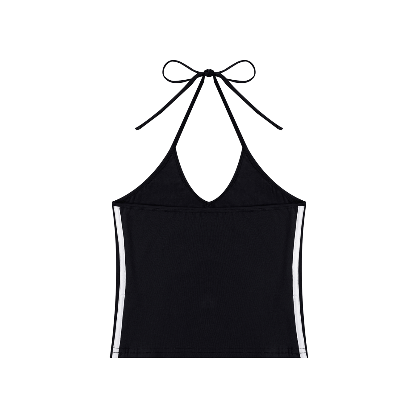Pride aside Grind applied. Women's Color Block Halter Crop Tank Top