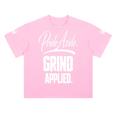 Pride aside. Grind applied. Heavyweight Drop Shoulder Cotton T-Shirt